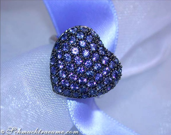 Wundervoller Saphir Herz Ring - Image 3