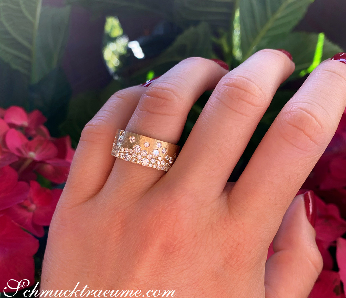 Grandioser Brillanten Sternenhimmel Ring - Image 7