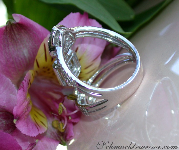 Ausgefallener Brillanten Ring mit Baguette Diamanten - Image 7