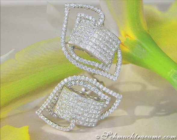 Exklusive Princess Diamant Ohrstecker - Image 4