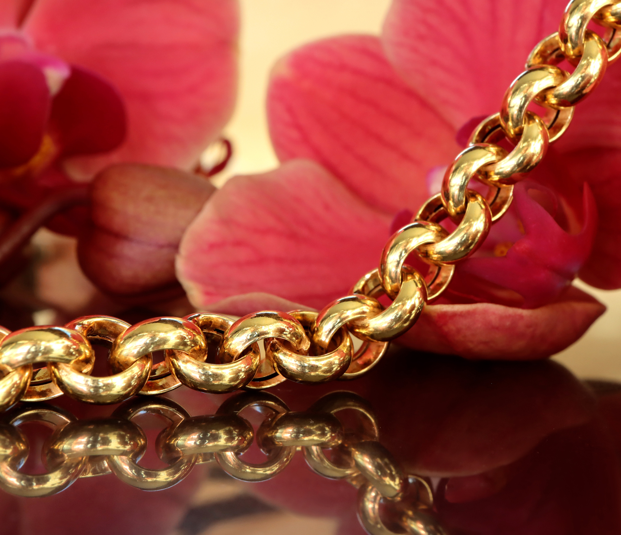 Gold Pur: Zeitloses Erbs Armband in Gelbgold 585 - Image 8