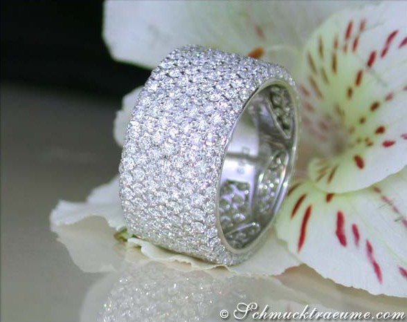 Breiter Brillanten Memory Ring (4,49 ct.) - Image 2