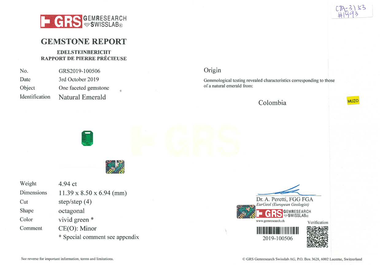 High Jewelry: Einzigartiger kolumbianischer Smaragd Ring  (Muzo Green, Minor Oil) - Image 16