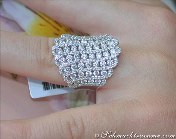Extra breiter Brillanten Ring in höchster Vollendung - Image 5