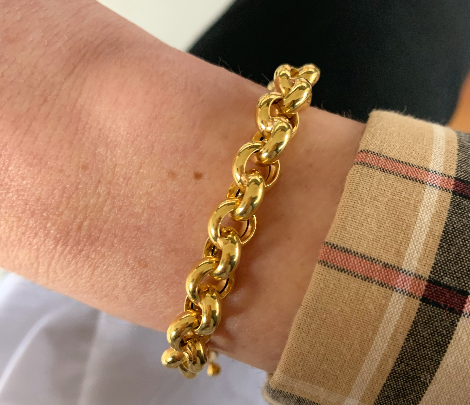 Gold Pur: Zeitloses Erbs Armband in Gelbgold 585 - Image 7