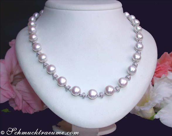 Traumhaftes Süßwasserperlen Collier (45 cm) - Image 4