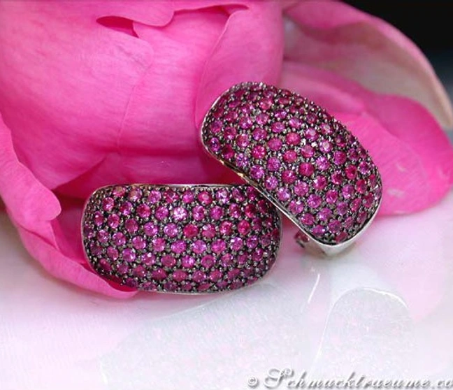 Funkelnde Rubin Ohrstecker - Image 1 Funkelnde Rubin Ohrstecker - Image 1