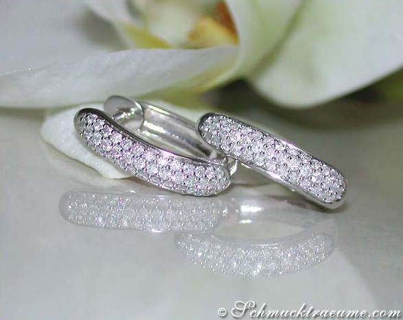 Wandelbare Südseeperlen Brillanten Ohrgehänge / Anhänger - Image 4