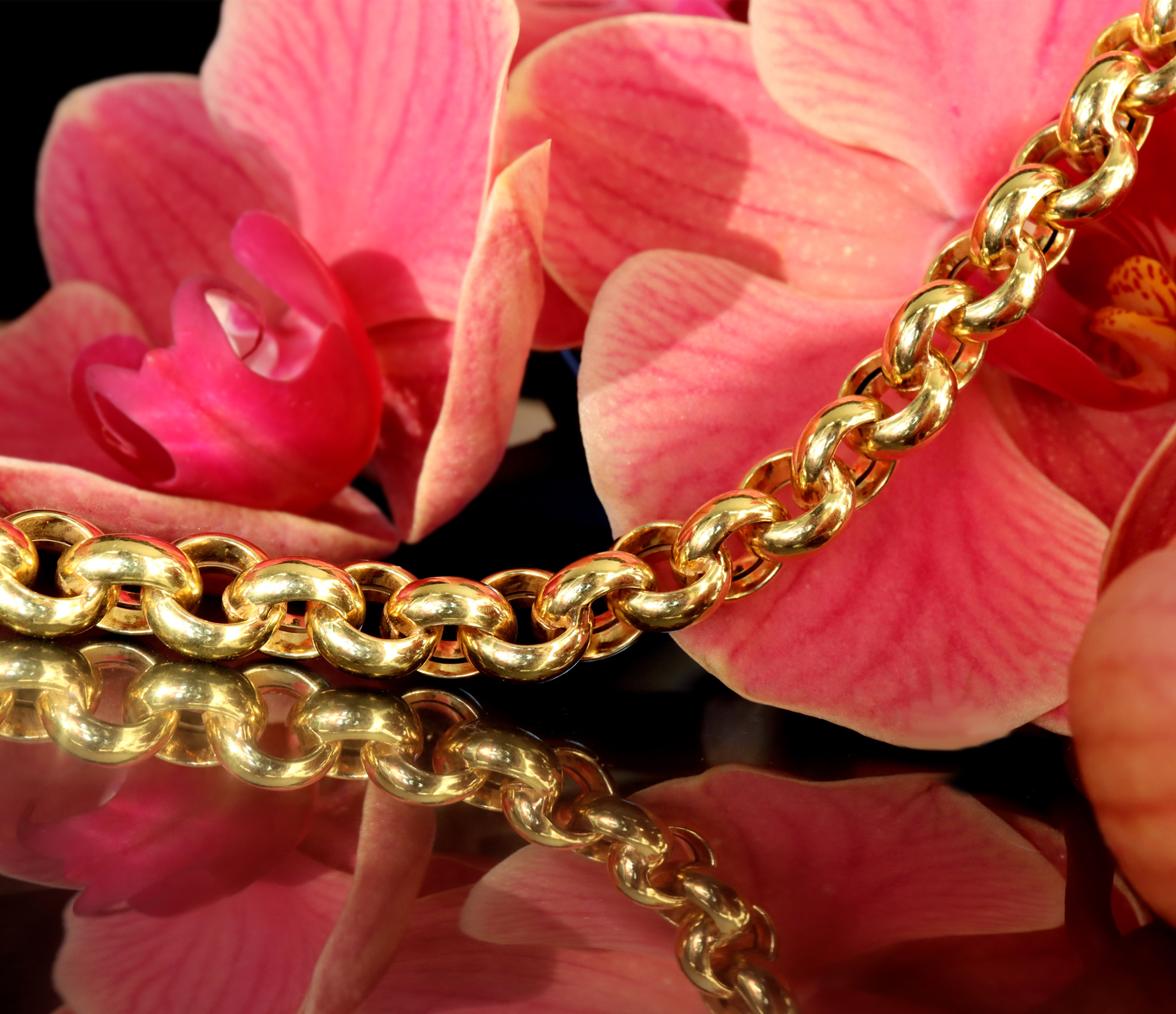 Gold Pur: Zeitloses Erbs Armband in Gelbgold 585 - Image 3