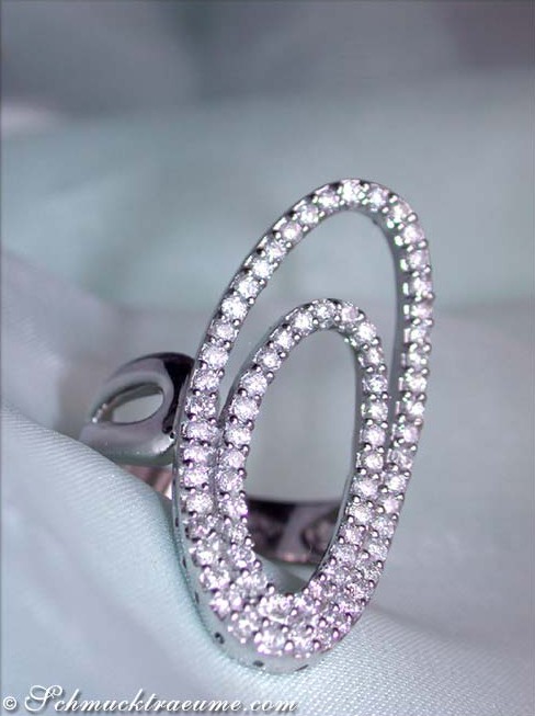 Attraktiver Brillanten Ring im Ellipsen-Design - Image 4