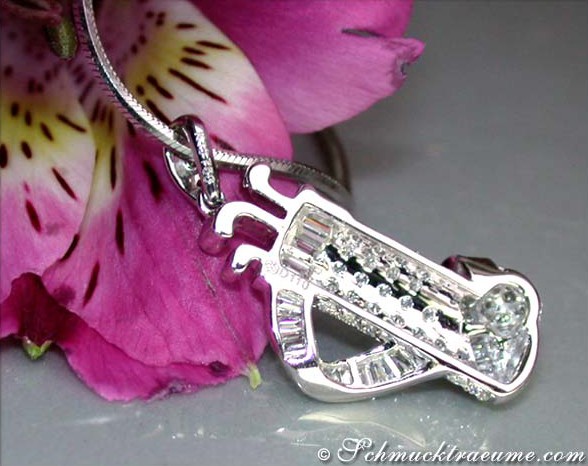 Exquisiter Diamanten Golfbag Anhänger in Weißgold 750 - Image 7