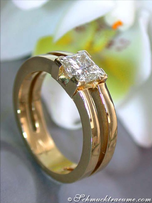 Erlesener Diamant Solitär Ring (Einkaräter) - Image 6