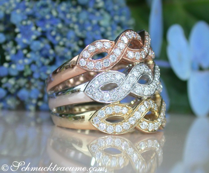 Drei Diamanten Ringe in Einem - Image 2