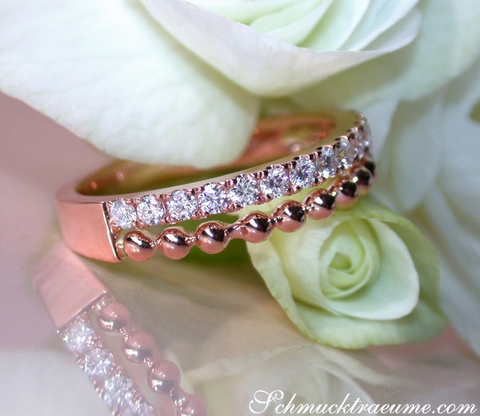 Bildschöner Diamanten Bandring im Kugel Design - Image 5