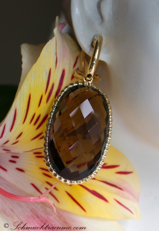 Beeindruckende Rauchquarz Ohrringe - Image 4