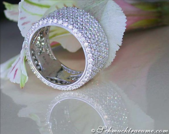 Breiter Brillanten Memory Ring (4,49 ct.) - Image 4