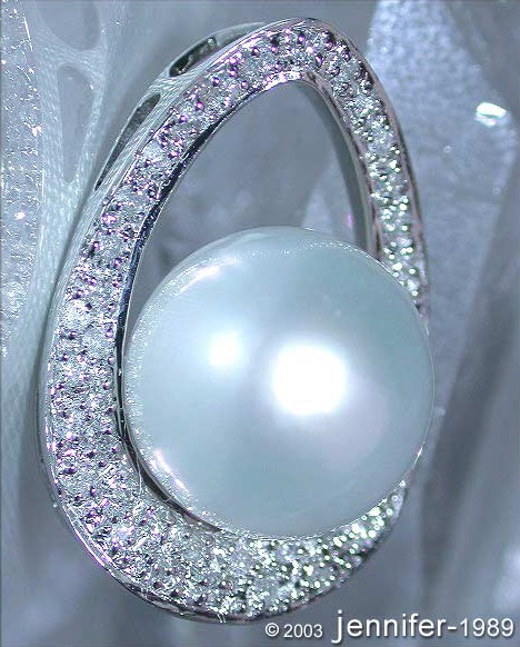 Attraktiver Südseeperle Anhänger im Mikimoto Design - Image 5