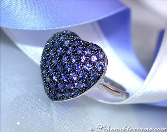 Wundervoller Saphir Herz Ring - Image 4