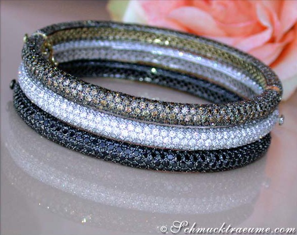 Erstklassiger Brillanten Armreif (12,30 ct.) - Image 8