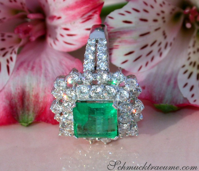 Erstklassiger Smaragd Ring mit Brillanten (6,63 ct.) - Image 5