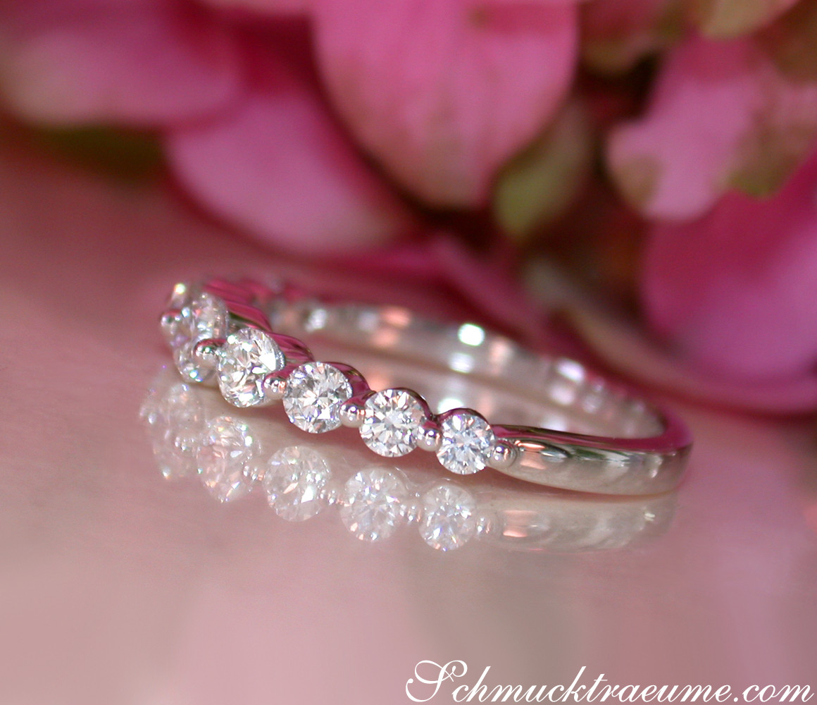 Brillanten Ring "Schwebender Diamant" - Image 12