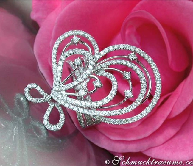 Verspielter Diamanten Ring in bezauberndem Design - Image 1 Verspielter Diamanten Ring in bezauberndem Design - Image 1