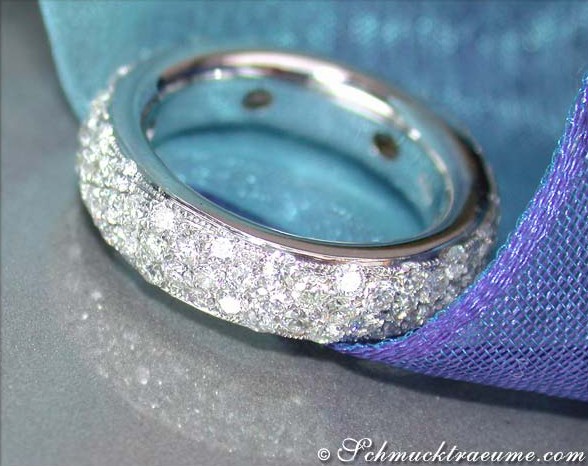 Prächtiger Brillanten Pavé Memory Ring - Image 2