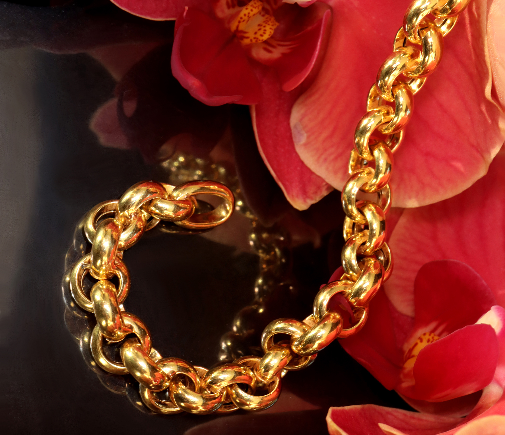 Gold Pur: Zeitloses Erbs Armband in Gelbgold 585 - Image 9