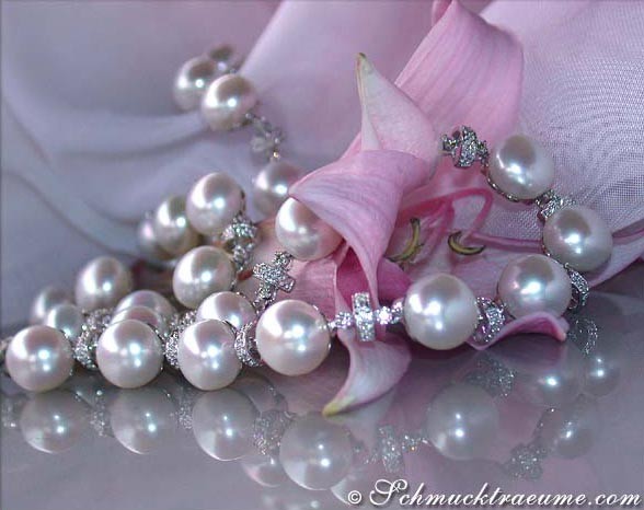 Traumhaftes Süßwasserperlen Collier (45 cm) - Image 3