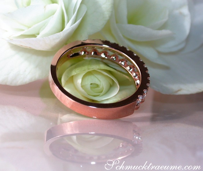 Bildschöner Diamanten Bandring im Kugel Design - Image 9