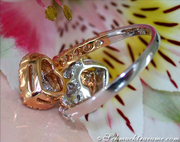 Exquisiter Diamanten Doppel Herz Ring - Image 6