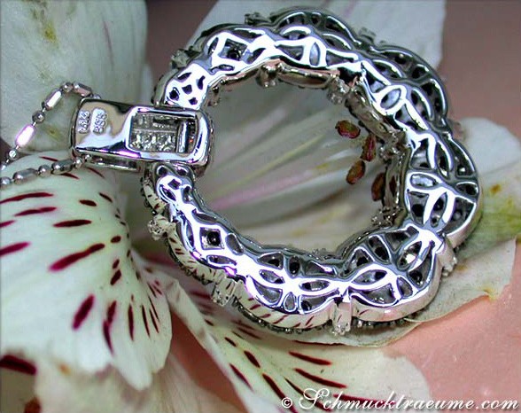 Opulenter Anhänger mit schwarzen Diamanten & Brillanten - Image 3