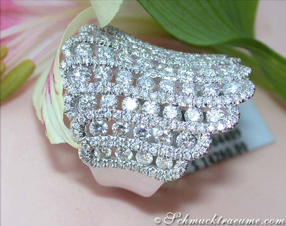 Extra breiter Brillanten Ring in höchster Vollendung - Image 3