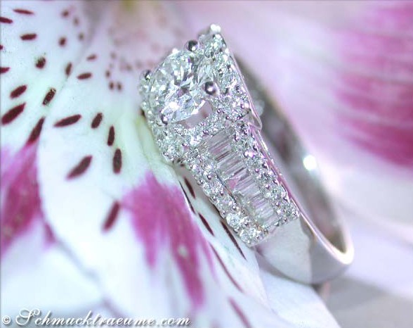 Edler Diamant Verlobungsring (Solitär / Halbkaräter) - Image 6