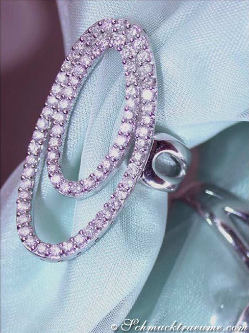 Attraktiver Brillanten Ring im Ellipsen-Design - Image 2