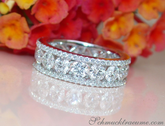 Hochkarätiger Brillanten Memory Ring - Image 4