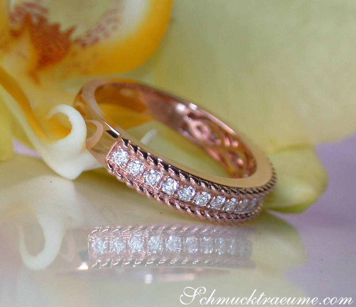 Traumhafter Diamanten Ring im Kordel Design - Image 5