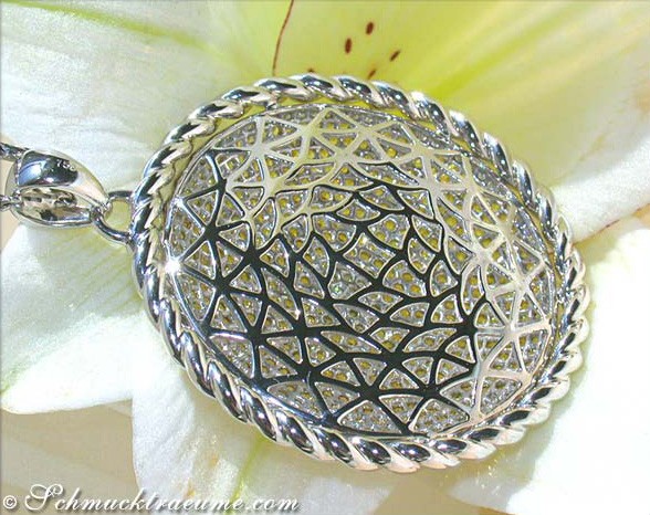 Opulenter Anhänger mit gelben Saphiren (Ø 4 cm) - Image 5