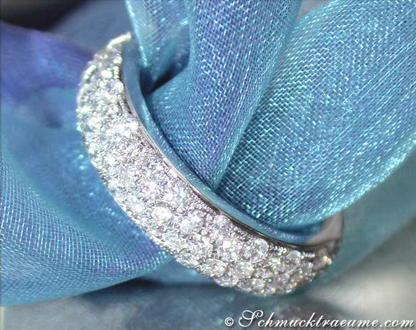 Prächtiger Brillanten Pavé Memory Ring - Image 5