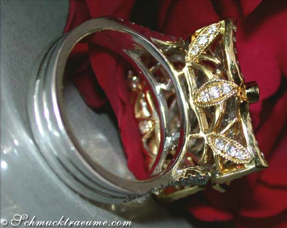 Erstklassiger Brillanten Ring mit Princess Diamanten - Image 5