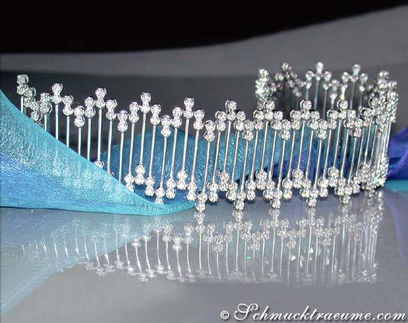 Weißgold 750 Armband mit 7.150 Karat Brillanten