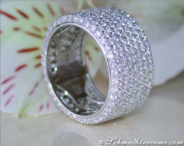 Breiter Brillanten Memory Ring (4,49 ct.) - Image 3