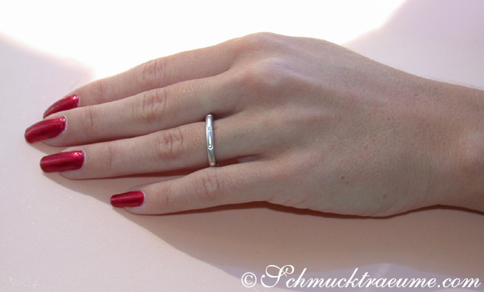 Edler Brillanten Ring im Sternenhimmel Design in Weißgold - Image 5