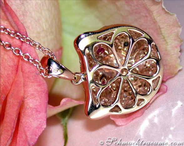 Feinster Brillanten Panther Anhänger mit Kette - Image 6