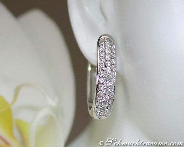 Wandelbare Südseeperlen Brillanten Ohrgehänge / Anhänger - Image 3