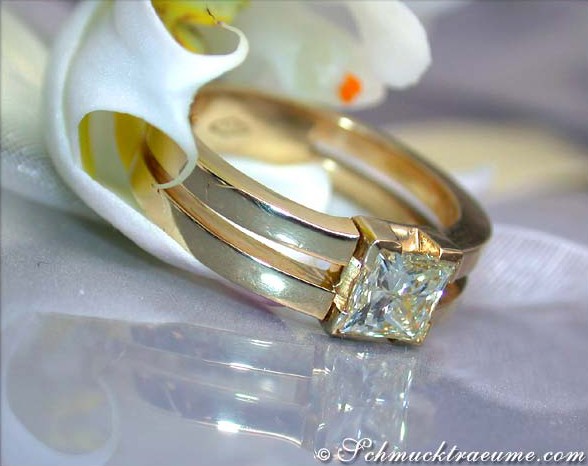 Erlesener Diamant Solitär Ring (Einkaräter) - Image 4