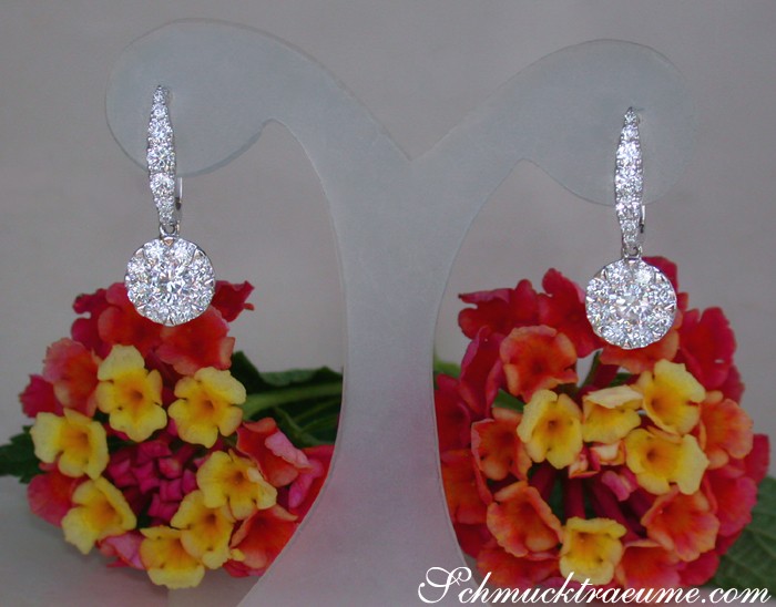 Erlesene Brillant Ohrringe (Illusion Design) - Image 5