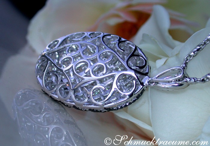 Prachtvoller Anhänger mit schwarzen Diamanten - Image 7