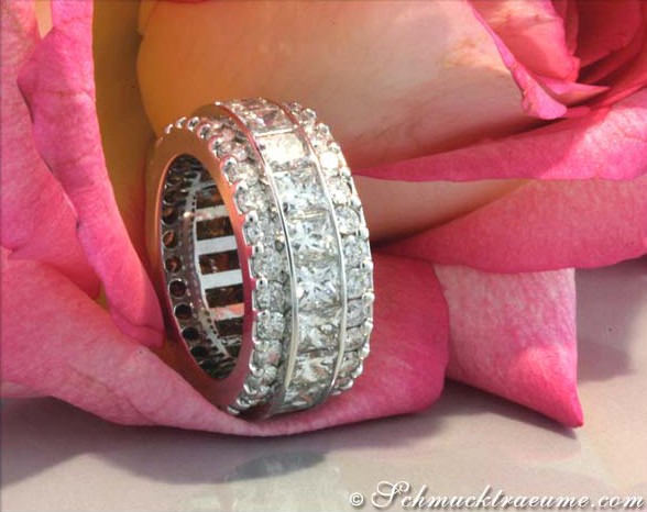 Prächtiger Diamanten Memory Ring (8,79 ct.) - Image 2