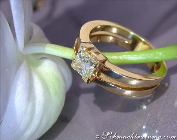 Erlesener Diamant Solitär Ring (Einkaräter) - Image 2